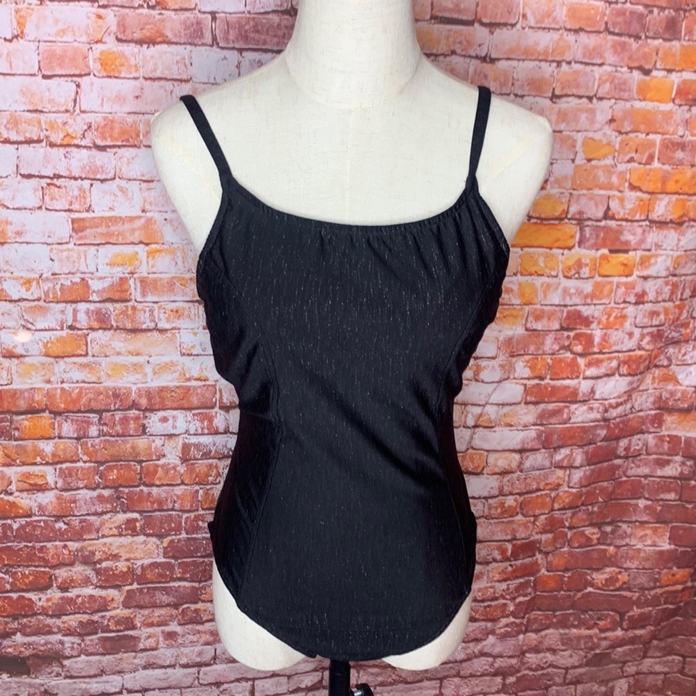 Catalina Black Sparkly One Piece Bathing Suit
